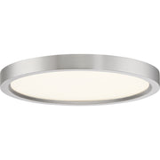 Outskirts LED Flush Mount in Brushed Nickel