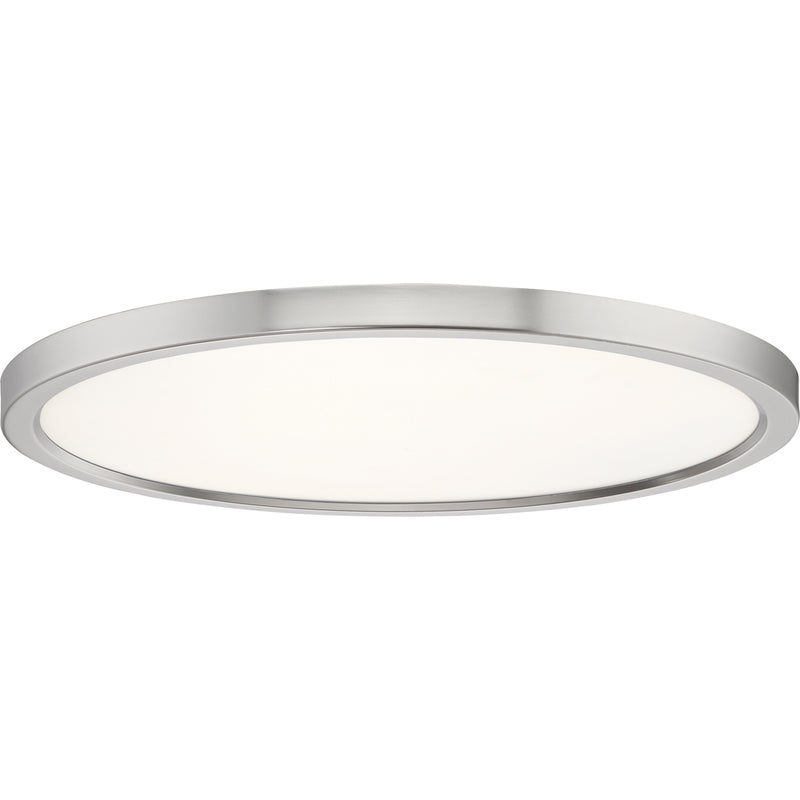 Outskirts LED Flush Mount in Brushed Nickel