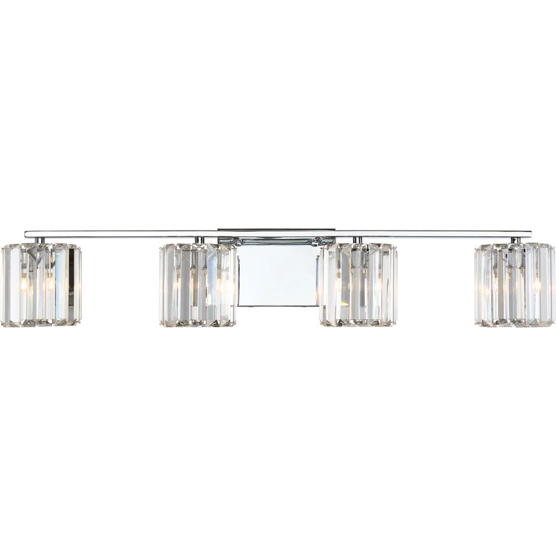 Divine 4-Light Bath Vanity in Polished Chrome