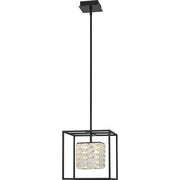 Dazzle LED Pendant in Matte Black
