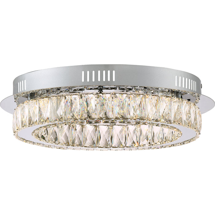 Embrace LED Flush Mount in Polished Chrome