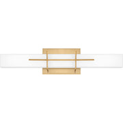 Gemini LED Bath Vanity in Aged Brass