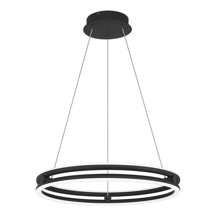 Graves LED Pendant in Matte Black