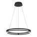 Graves LED Pendant in Matte Black