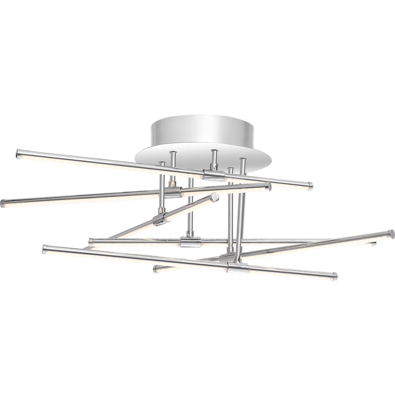 Lightshow LED Semi-Flush Mount in Polished Chrome