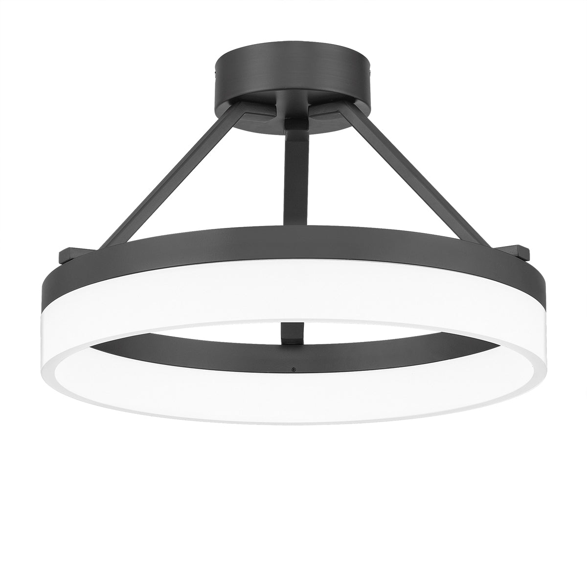 Cohen LED Semi-Flush Mount in Oil Rubbed Bronze