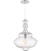 Morocco 1-Light Pendant in Polished Chrome