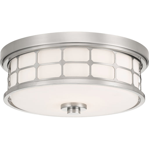 Guardian 2-Light Flush Mount in Brushed Nickel