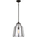 Haverford 1-Light Pendant in Rustic Black