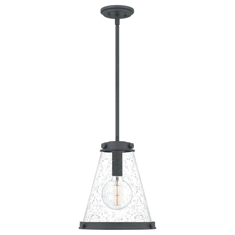 Bristol 1-Light Mini Pendant in Mottled Black