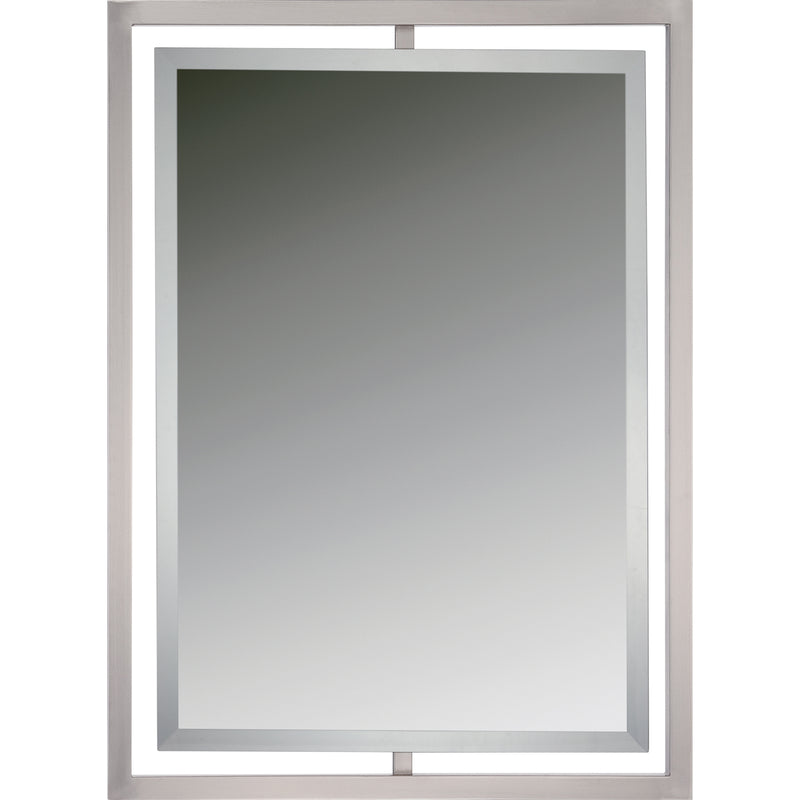 Marcos Mirror in Brushed Nickel