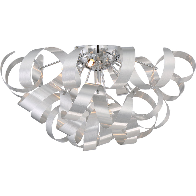 Ribbons 5-Light Flush Mount in Millenia