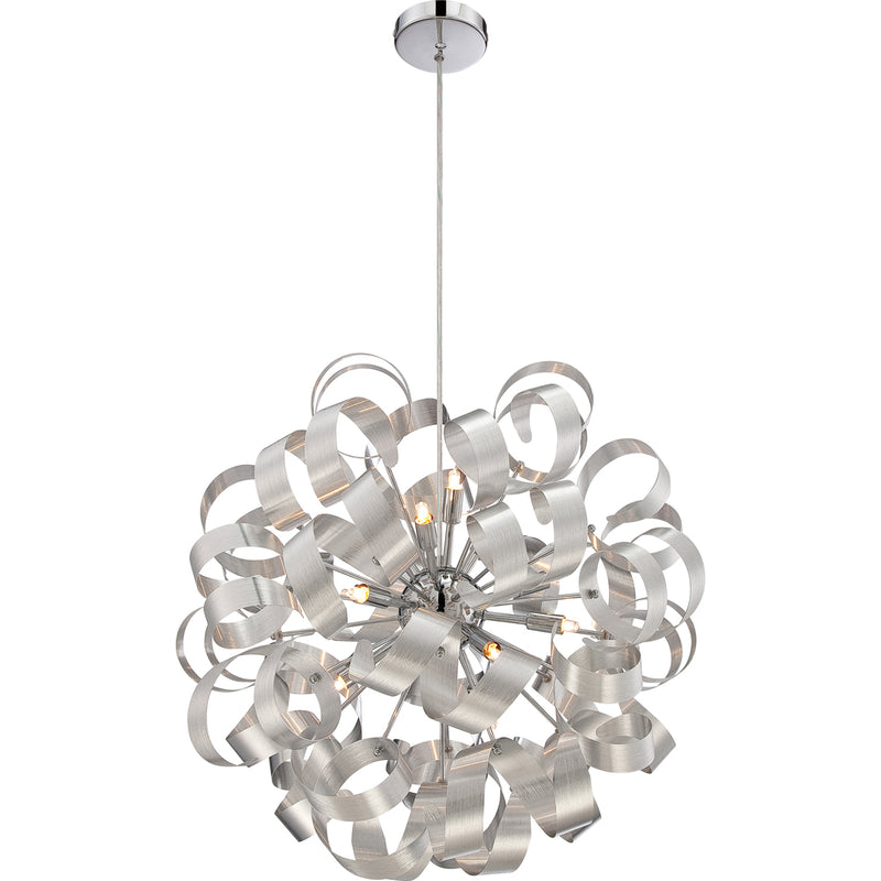 Ribbons 12-Light Pendant in Millenia