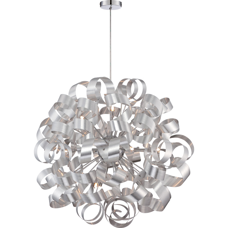 Ribbons 12-Light Pendant in Millenia