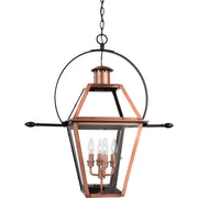 Rue De Royal 4-Light Outdoor Lantern in Aged Copper