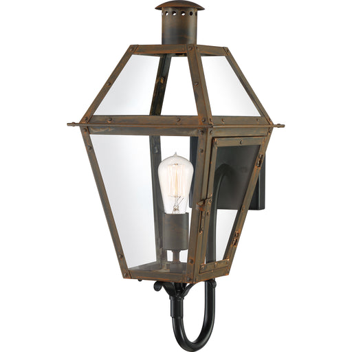 Rue De Royal 1-Light Outdoor Lantern in Industrial Bronze