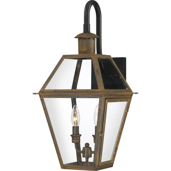 Rue De Royal 2-Light Outdoor Lantern in Industrial Bronze