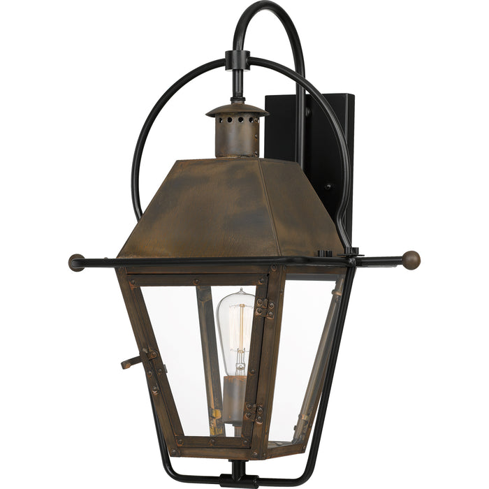 Rue De Royal 1-Light Outdoor Lantern in Industrial Bronze