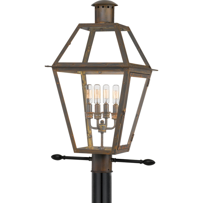 Rue De Royal 4-Light Outdoor Lantern in Industrial Bronze