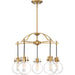 Sidwell 5-Light Chandelier in Weathered Brass