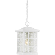 Stonington 1-Light Outdoor Lantern in White Lustre