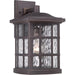 Stonington 1-Light Outdoor Lantern in Palladian Bronze