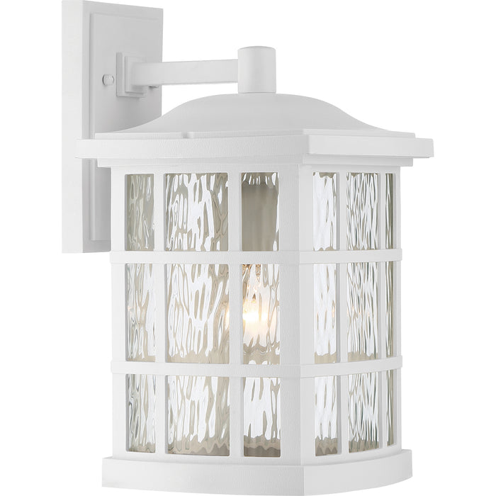 Stonington 1-Light Outdoor Lantern in White Lustre