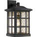 Stonington 1-Light Outdoor Lantern in Mystic Black