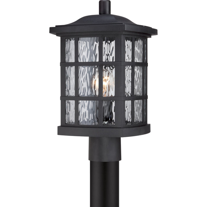 Stonington 1-Light Outdoor Lantern in Mystic Black