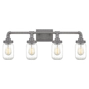 Squire 4-Light Bath Vanity in Galvanized