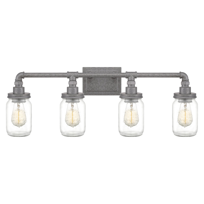Squire 4-Light Bath Vanity in Galvanized
