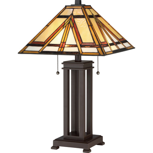 Gibbons 2-Light Table Lamp in Russet