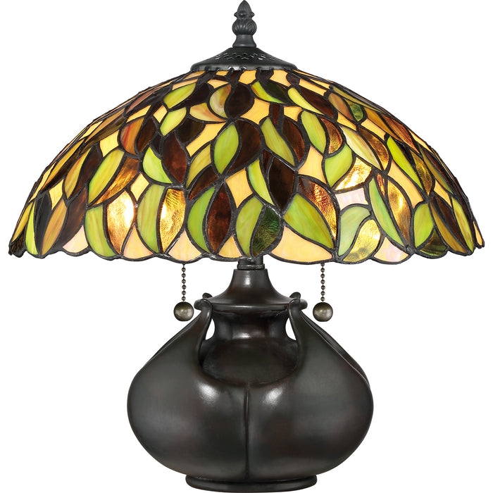 Greenwood 2-Light Table Lamp in Valiant Bronze