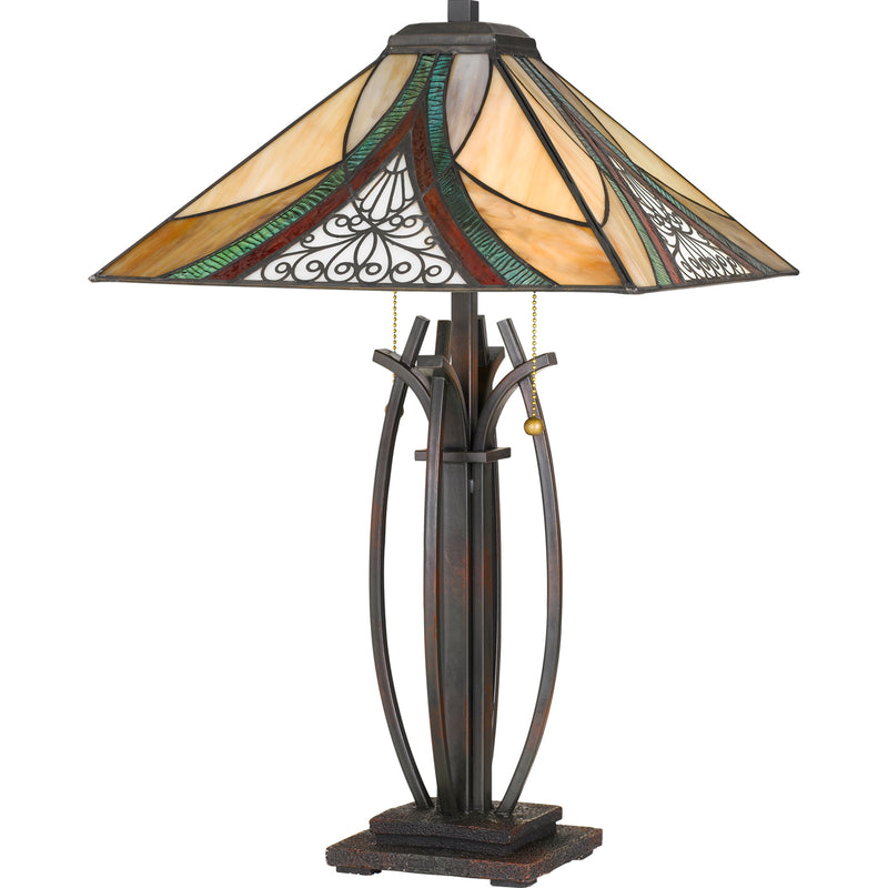 Orleans 2-Light Table Lamp in Valiant Bronze