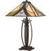 Orleans 2-Light Table Lamp in Valiant Bronze