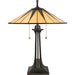 Gotham 2-Light Table Lamp in Vintage Bronze
