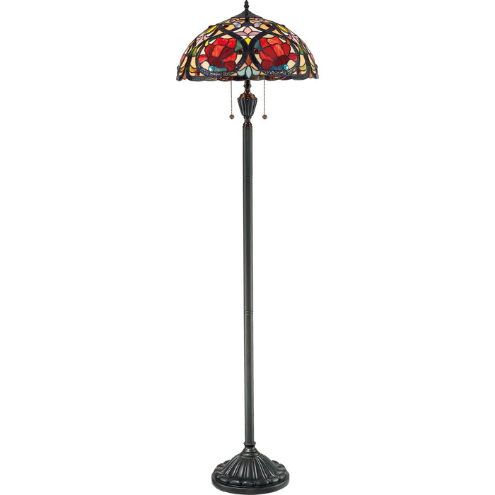 Larissa 2-Light Floor Lamp in Vintage Bronze