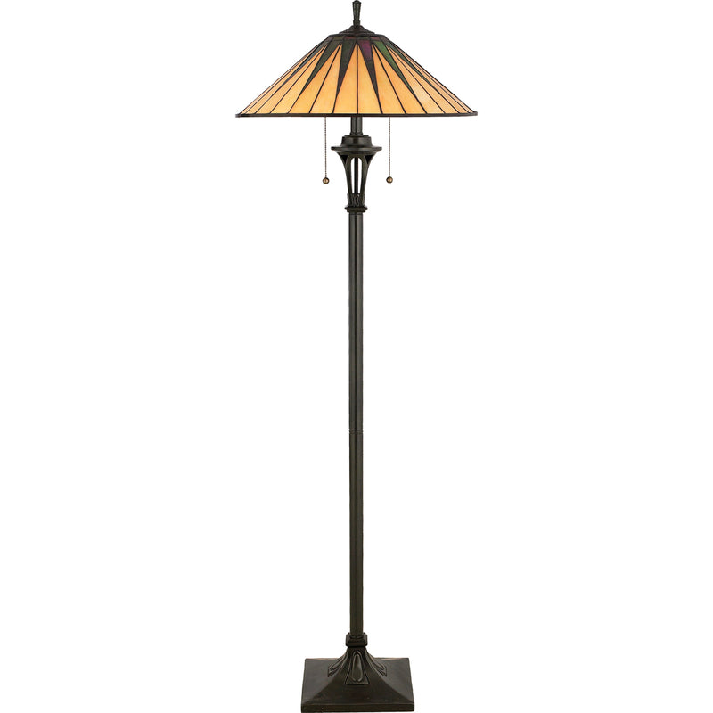 Gotham 2-Light Floor Lamp in Vintage Bronze