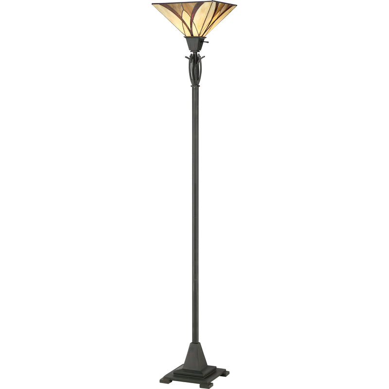 Asheville 1-Light Floor Lamp in Valiant Bronze