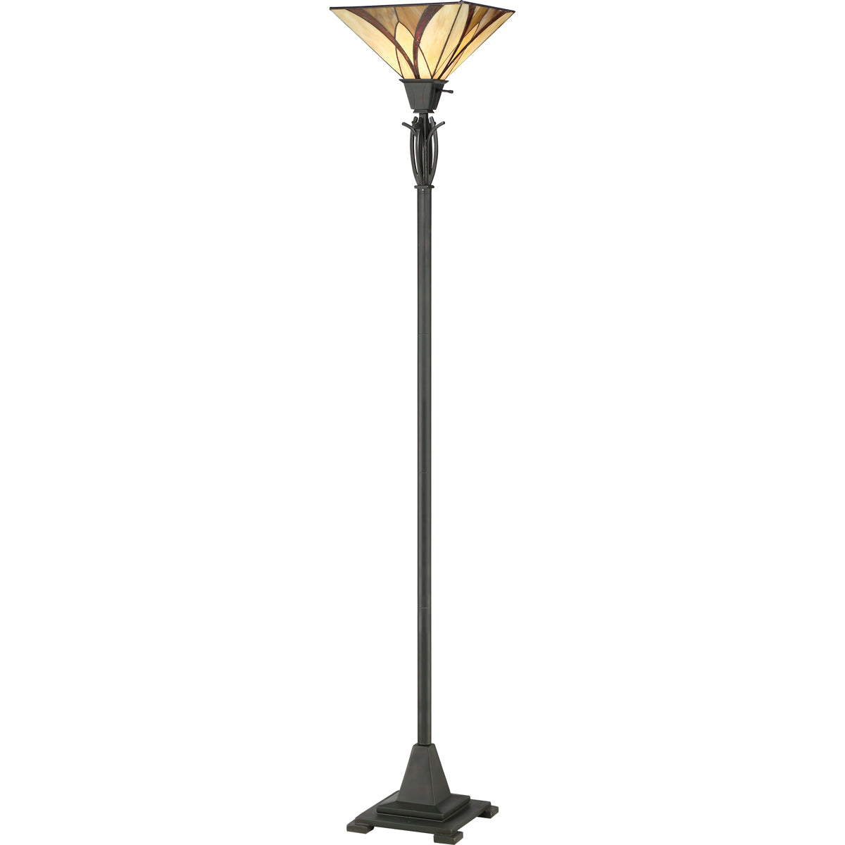 Asheville 1-Light Floor Lamp in Valiant Bronze