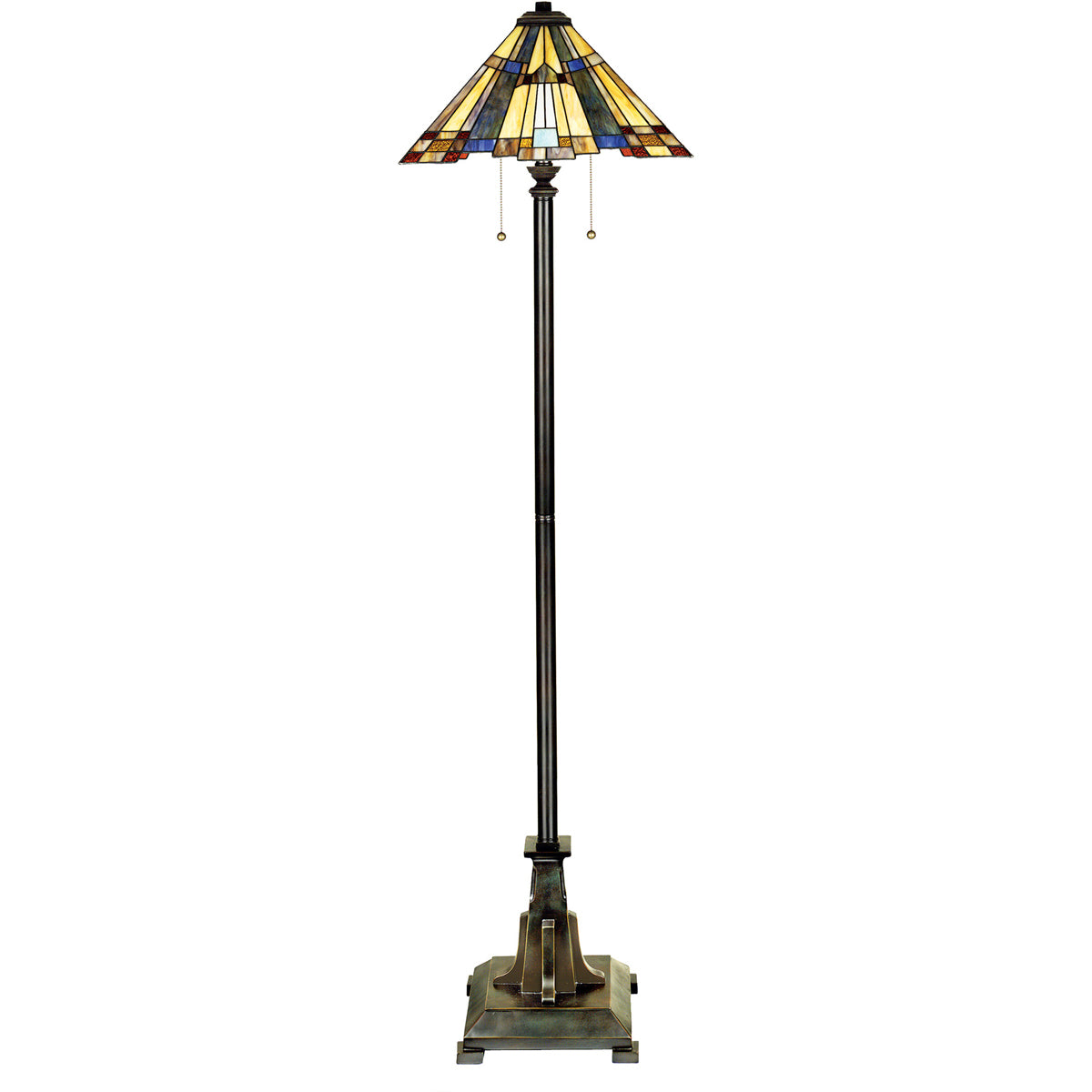 Inglenook 2-Light Floor Lamp in Valiant Bronze
