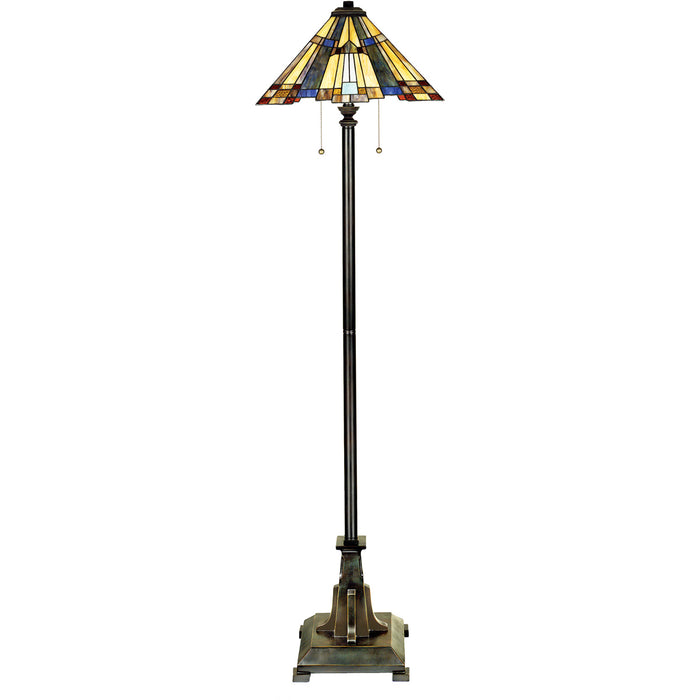 Inglenook 2-Light Floor Lamp in Valiant Bronze