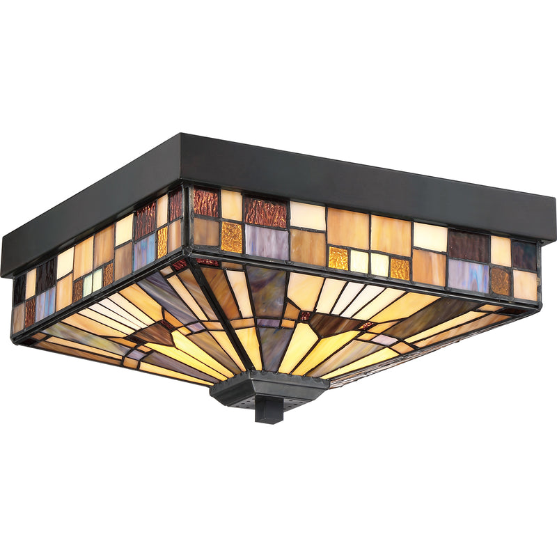 Inglenook 3-Light Flush Mount in Valiant Bronze