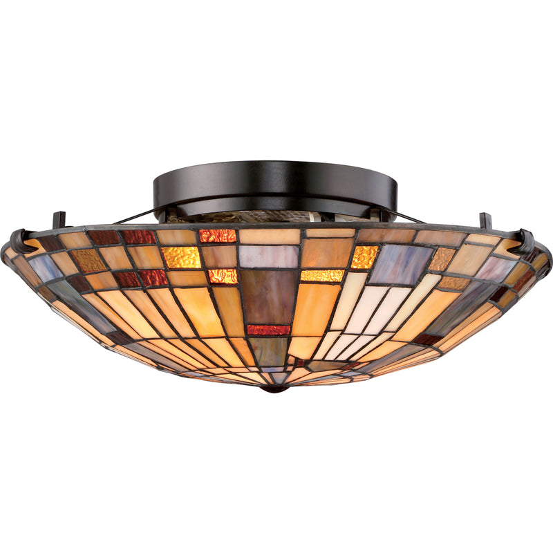 Inglenook 2-Light Flush Mount in Valiant Bronze