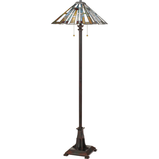 Maybeck 2-Light Floor Lamp in Valiant Bronze