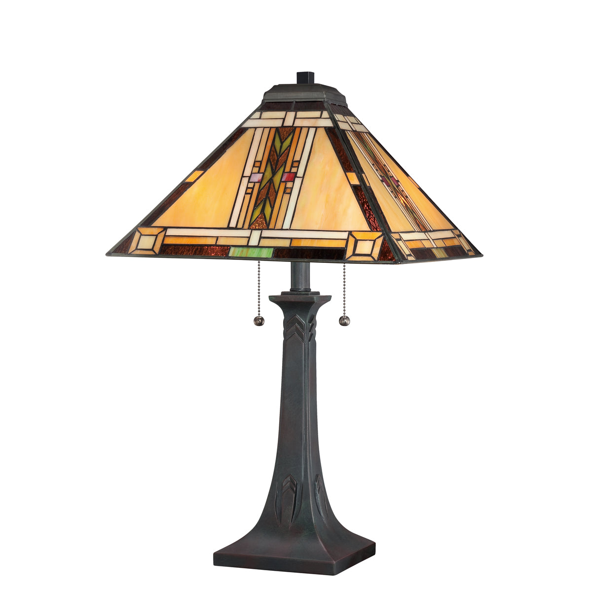 Navajo 2-Light Table Lamp in Valiant Bronze