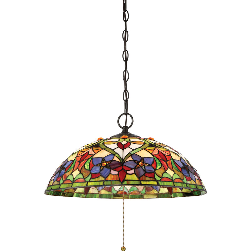 Violets 3-Light Pendant in Vintage Bronze