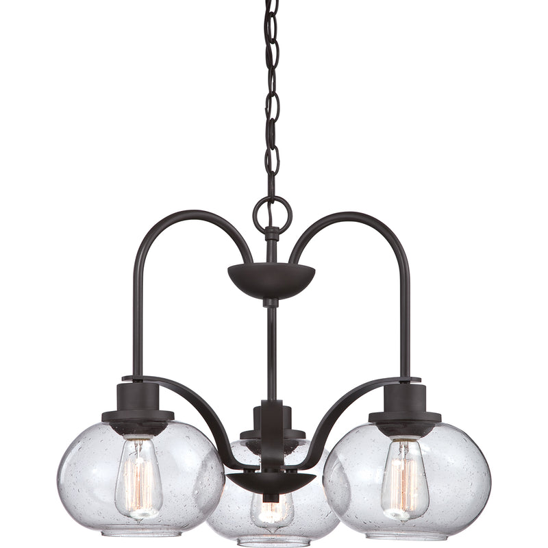 Trilogy 3-Light Chandelier in Old Bronze