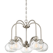 Trilogy 5-Light Chandelier in Brushed Nickel