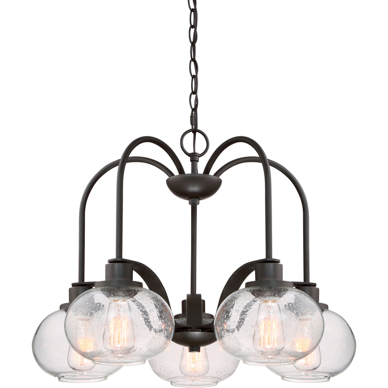 Trilogy 5-Light Chandelier in Old Bronze